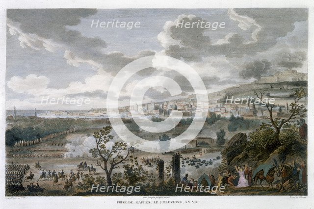 'The Capture of Naples, 2 Pluviose, Year 7' (23 January 1799). Artist: Jean Duplessis-Bertaux