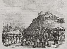 Battle of Collioure, (20-23 December 1793), 1851.  Creator: Unknown.