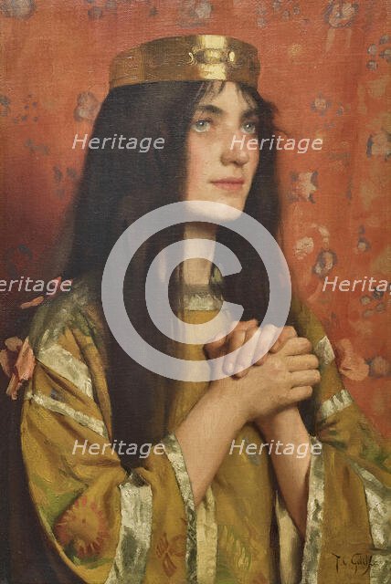 La reine Clotilde, 1905. Creator: Gotch, Thomas Cooper (1854-1931).