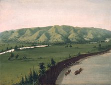 Nishnabottana Bluffs, 1070 Miles above St. Louis, 1832. Creator: George Catlin.