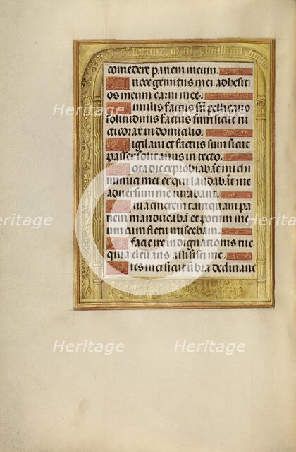 The Battle of the Philistines Against Israel; Spinola Hours, about 1510-1520. Creator: Unknown.