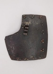 Right breastplate from a brigandine, Italian, ca. 1450. Creator: Unknown.