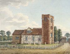 All Saints Church, Laleham, Surrey, c1800. Artist: Anon