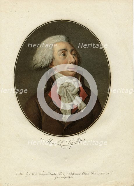 Portrait of Louis-Michel Le Peletier, Marquis de Saint-Fargeau (1760-1793), 1794.