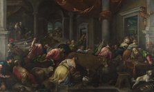 The Purification of the Temple, c. 1580. Artist: Bassano, Jacopo, il vecchio (ca. 1510-1592)