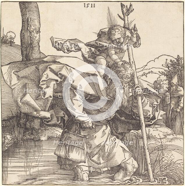 Saint Christopher, 1511. Creator: Albrecht Durer.