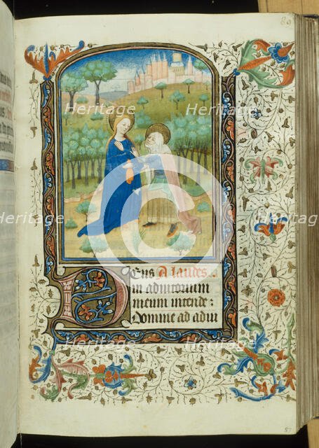 The Visitation, from a Book of Hours, 1440/45. Creator: Unknown.