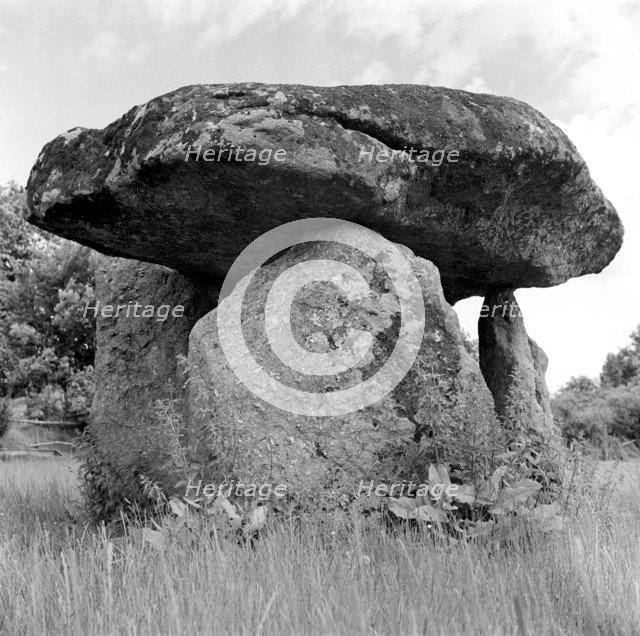 Spinster's Rock, Drewsteignton, Devon, 1945-1980. Artist: Eric de Maré