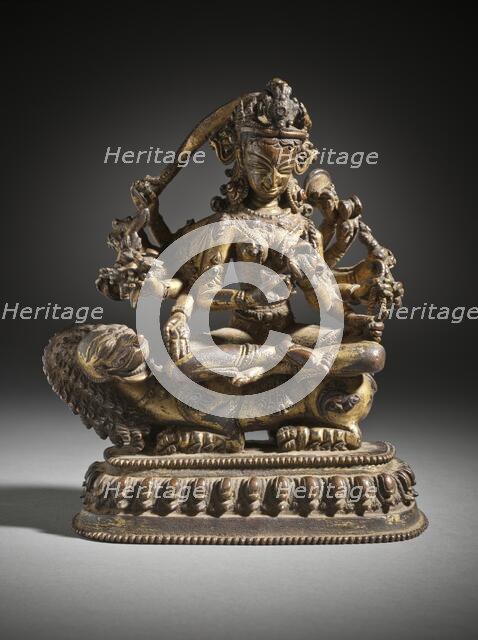 The Goddess Mahalakshmi, 16th century. Creator: Unknown.