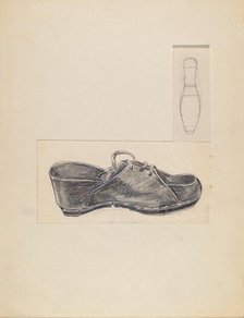 Shoe, 1935/1942. Creator: Melita Hofmann.