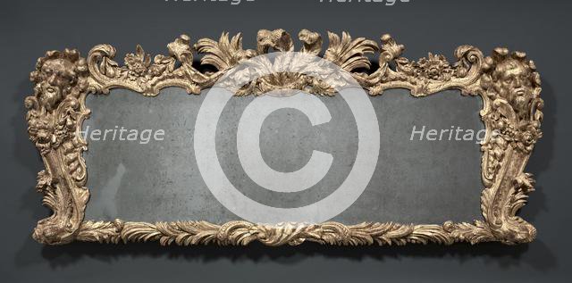 Overmantel Mirror, c. 1740. Creator: James Pascall (British, d. late 1740s).