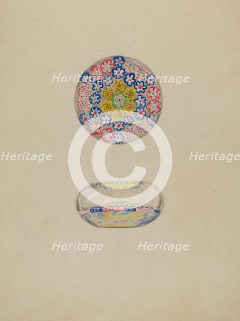 Paper Weight, c. 1936. Creator: Vincent Murphy.