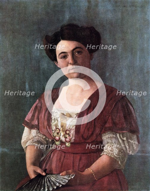 'Portrait of Mme Haasen,' 1908.  Artist: Félix Vallotton