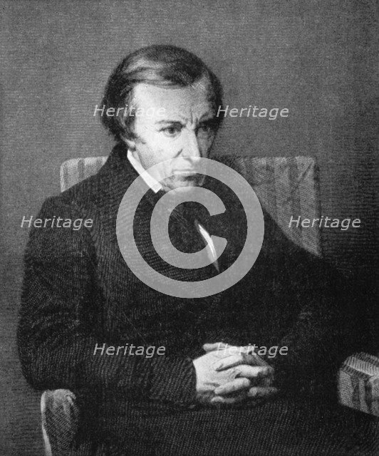 Hughes Felicite Robert de Lamennais, French philosophical and political writer, 19th century.Artist: Lecomte