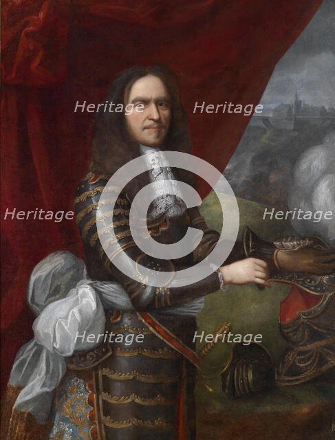 Portrait of Marshal Henri de La Tour d'Auvergne, vicomte de Turenne (1611-1675). Creator: Mignard, Pierre (1612-1695).