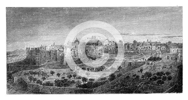 Convent of the Nativity, Bethlehem, c1888. Artist: Unknown