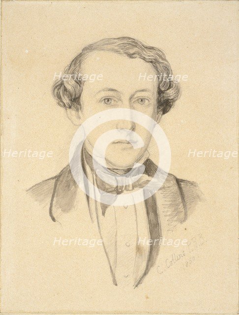 Portrait of Sir John Everett Millais, 1850. Artist: Charles Allston Collins.