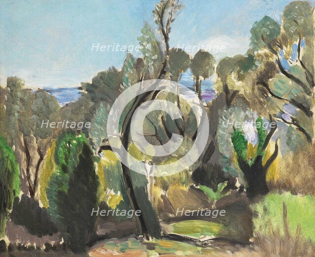 Landscape around Nice, c1918. Creator: Matisse, Henri (1869-1954).