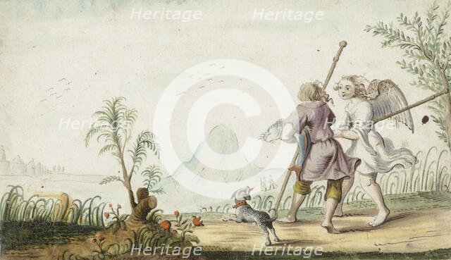 Tobias and the angel, 1655. Creator: Gesina ter Borch.