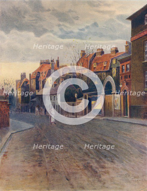 'Petersham Road, Richmond', c1904, (1914). Artist: James S Ogilvy.