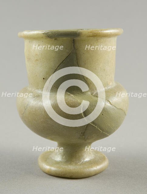 Vase, Egypt, New Kingdom Period, Dynasty 19 (1292-1202 BCE). Creator: Unknown.