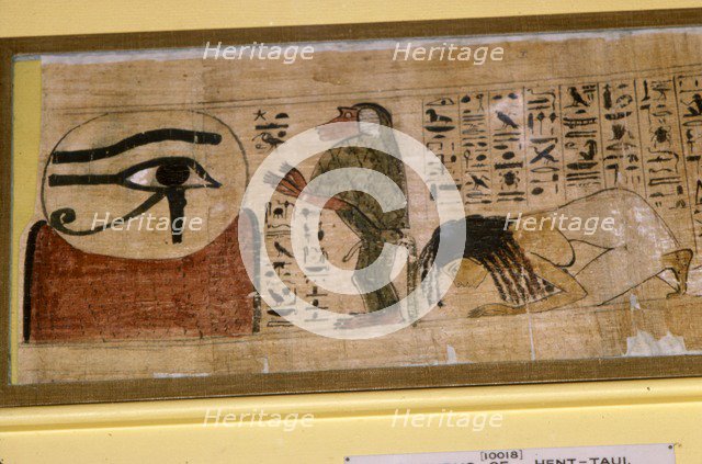 Detail of Papyrus of Hent-Taul, Egypt, 21st Dynasty, c1069 BC - 945 BC Artist: Unknown.