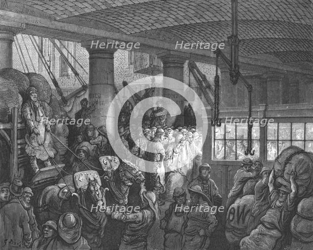 'St. Katherine's Dock', 1872.  Creator: Gustave Doré.