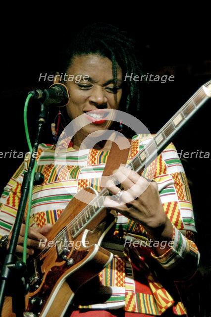 Carmen Souza, Carmen Souza's Silver Messengers, Verdict Jazz Club, Brighton East Sussex, 2019. Creator: Brian O'Connor.