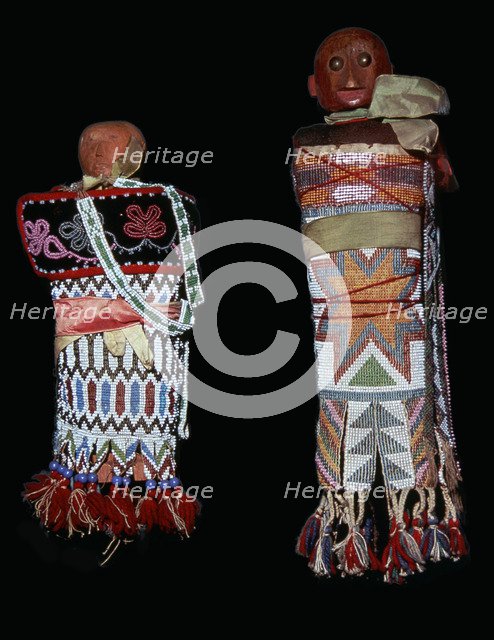 Native American Memomini Dolls Artist: Unknown