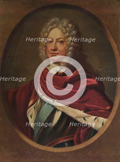 'George II, King of England', 1721-1724, (1913). Artist: Jacob Christoph Le Blon.