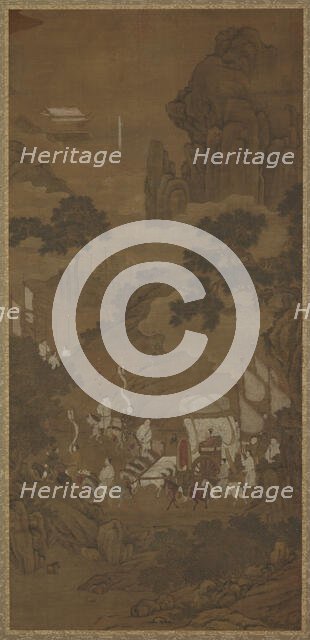 Duke Wen of Jin Recovering His State, 16th-17th century. Creator: Unknown.