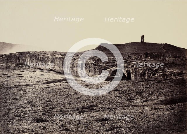 Steps of St. Paul, Mars Hill, Athens, c1860. Creator: Petros Moraites.