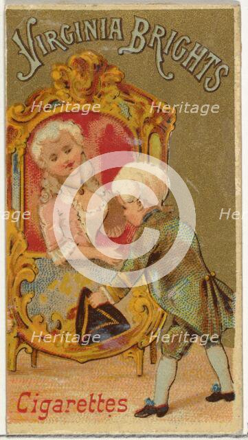 From the Girls and Children series (N64) promoting Virginia Brights Cigarettes for Allen &..., 1886. Creator: Allen & Ginter.