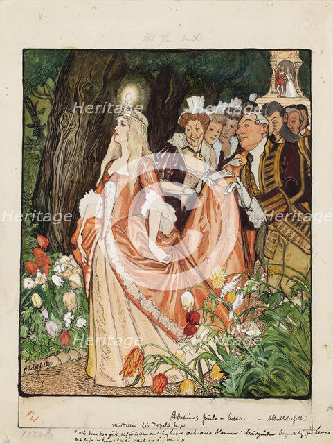 Illustration of Adalmina’s Pearl, c1880s. Creator: Albert Edelfelt.