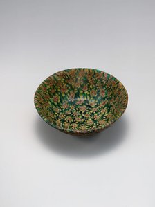 Glass Bowl in Millefiori Technique, Probably Iraq, 9th century. Creator: Unknown.