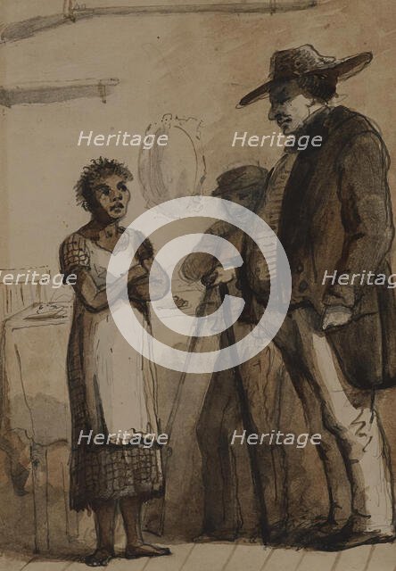 Hawkins Point Farm, 1825-1870. Creator: Alfred Jacob Miller.