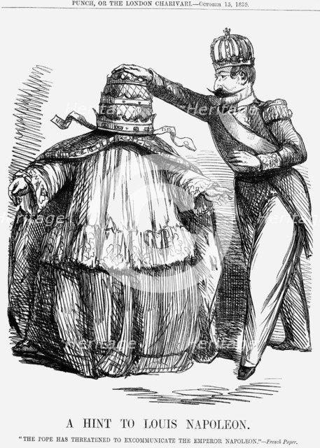 'A Hint to Louis Napoleon', 1859. Artist: Unknown