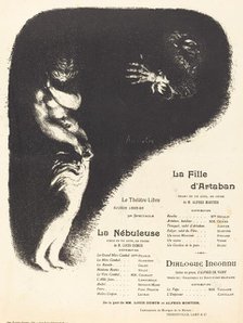 La Fille d'Artaban; La Nébuleuse; Dialogue inconnu, 1896. Creator: Louis Anquetin.