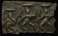 Fragment of Mother Goddesses (Matrika) Panel with Ganesha, 10th/11th century. Creator: Unknown.