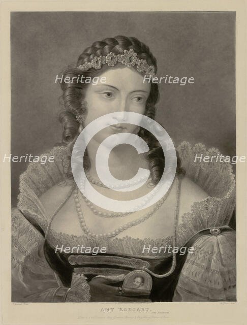 Amy Dudley (1532-1560), née Robsart, 1830. Creator: Dawe, Henry Edward (1790-1848).