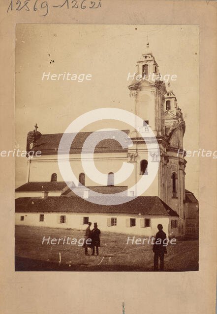 Baroque church transformed into an Orthodox church, unknown location, between 1880-1890. Creator: Unknown.