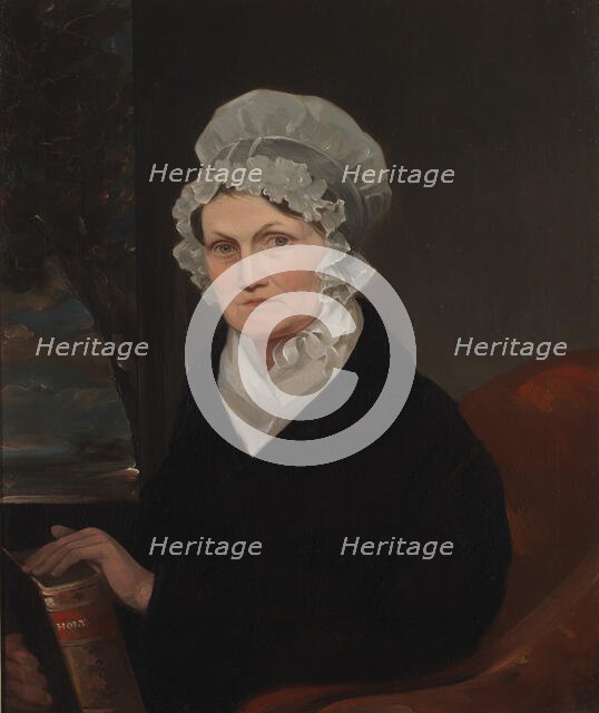 Portrait of Polly Sutton Catlin, 1840s. Creator: George Catlin.