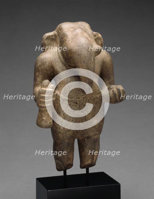 God Ganesha, Pre-Angkor period, 7th/8th century. Creator: Unknown.