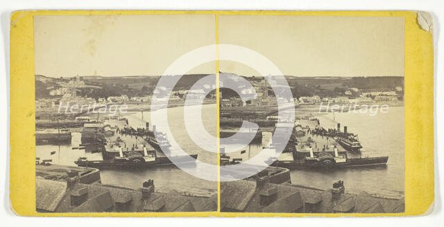 Rothesay Pier - Island of Bute, Mid 19th century. Creator: George Washington Wilson.