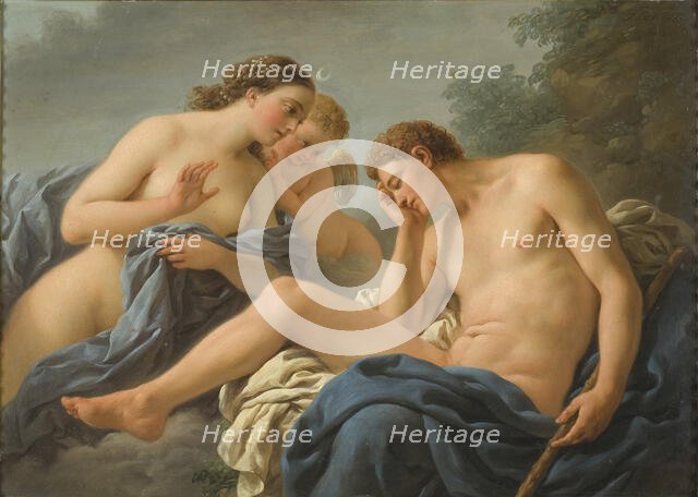Diana and Endymion, 1768. Creator: Louis Jean Francois Lagrenee.