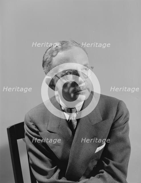 Walter White, executive secretary of the National Association...Colored People, Washington, 1942. Creator: Gordon Parks.