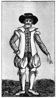 Male costume, 16th century, (1910). Artist: Unknown