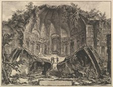 Hadrian's Villa: The Canopus (Avanzi del Tempio Dio Canopo nella Villa Adriana in Tivo..., ca. 1769. Creator: Giovanni Battista Piranesi.