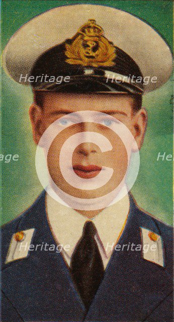 The Duke of Kent when he was a midshipman in the Royal Navy, c1920s (1935). Artist: Unknown.