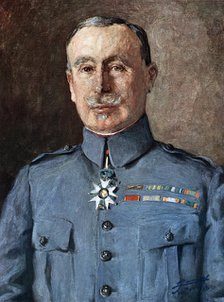 Robert Nivelle, French World War I general. Artist: Unknown